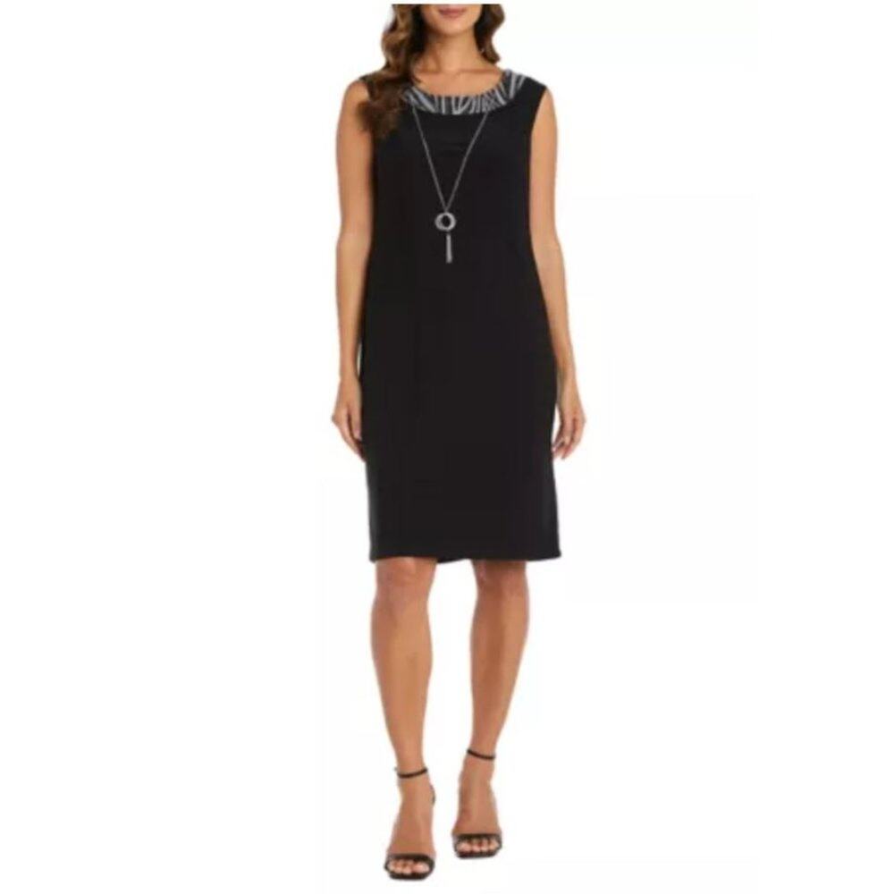 NWT$109  R&M Richards Dress with Chain and Pendant size 18W
